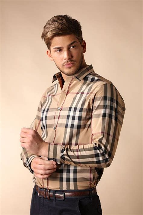 burberry model male black hair|burberry flannel men's.